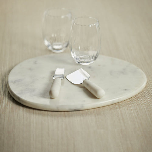 Soho Curved Marble Cheese Board - Small - Tray by Carlyle Avenue