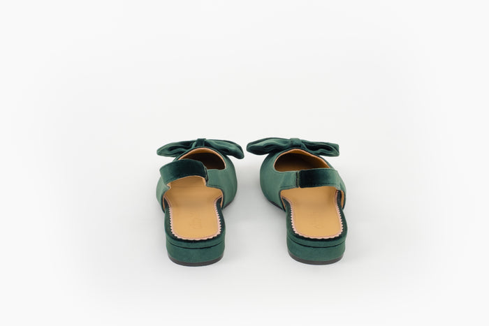 SOPHIA SLINGBACK (EMERALD VELVET)