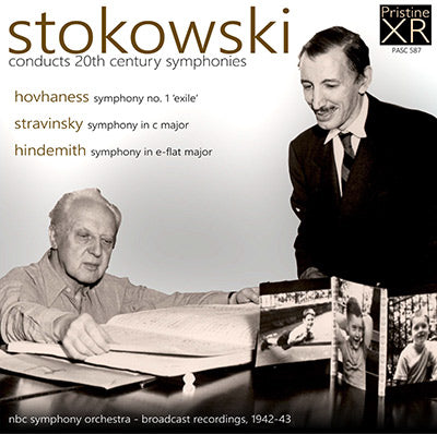 STOKOWSKI conducts C20 Symphonies - Hovhaness, Stravinsky, Hindemith (1942/3) - PASC587 - CD