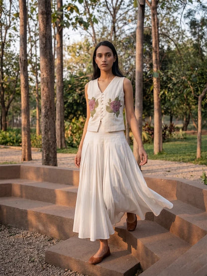 SUKI HAND-EMBROIDERED VEST