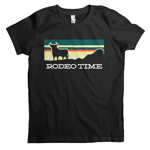 Sunset Rodeo Time T-Shirt - Kids