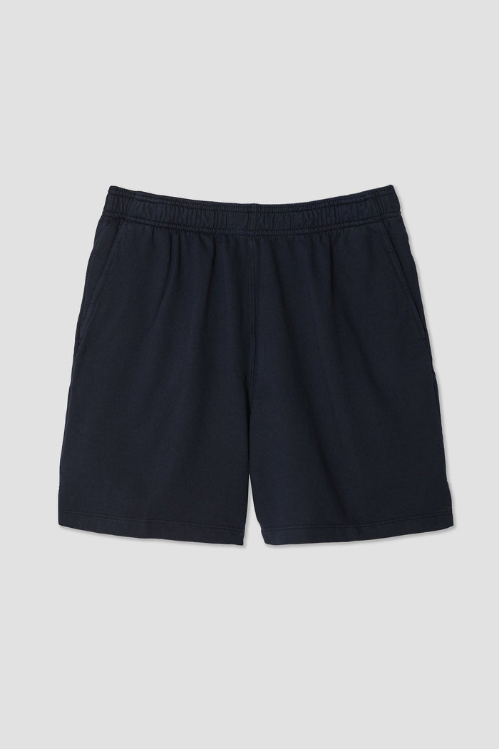 Supima Fleece Short - Navy