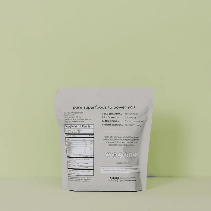 Taylor Duke Wellness | Organic Superfood Creamer - Taylor Dukes Wellness - Living with Ivey