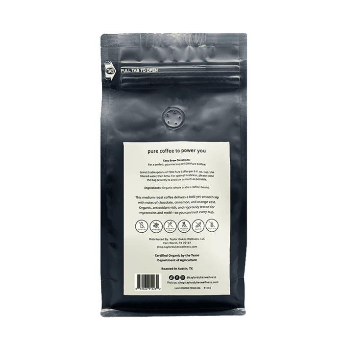 Taylor Duke Wellness | Pure Coffee - Taylor Dukes Wellness - Living with Ivey