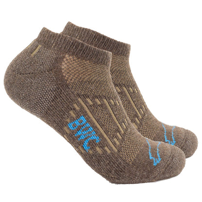 The B.O.S.S. (Best Overall Short Sock) Bison Footwear The Buffalo Wool Co. Natural Medium