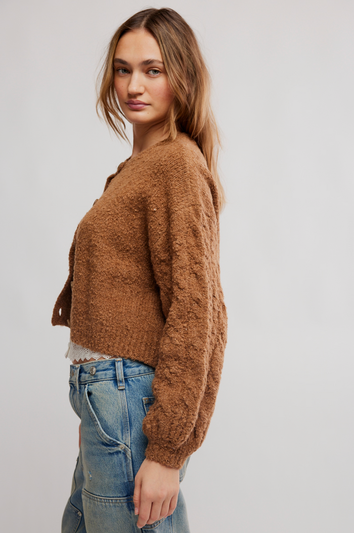 Thistle Cardi - Macadamia