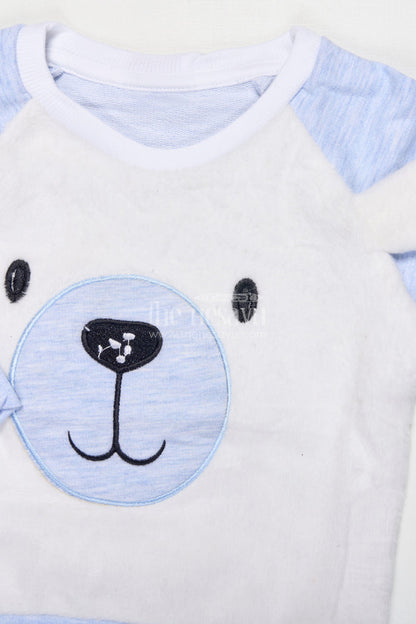 The Nesavu Boys Casual Set Toddler Boys Cotton Jogger Set with Bear Print for Cozy Daily Wear Nesavu Nesavu boys cotton jogger set bear print toddlers  perfect cozy days casual play