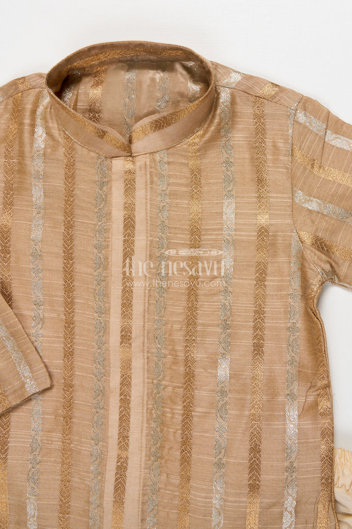 The Nesavu Boys Kurtha Set Toddler Boys Kurta Set for Ethnic Day and Festive Functions Nesavu Nesavu toddler boys kurta set for school ethnic day and festive celebrations