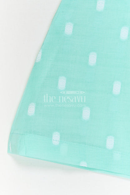 The Nesavu Girls Cotton Frock Toddler Girl Frock for Festive Gatherings and Special Outings Nesavu Nesavu Toddler Girl Cotton Frock For Festive Gatherings And Special Outings With Embroidered Details