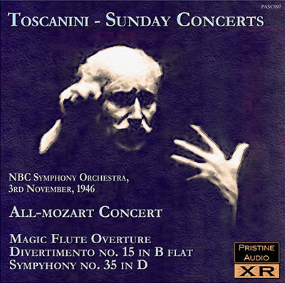TOSCANINI All-Mozart Concert (1946) - PASC097 - CD