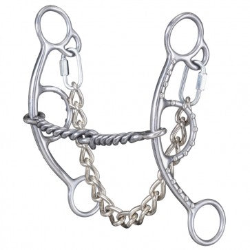 Tough1® Sweet Iron Twisted Wire Short Shank Gag Snaffle