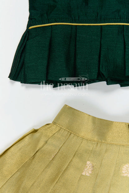 Traditional Pavadai Set for Girls for Festive Days and Family Functions