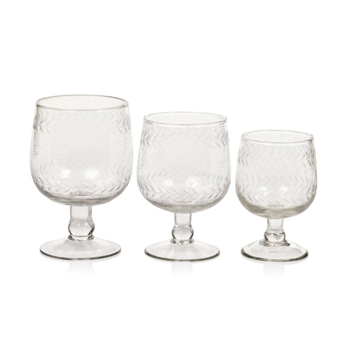 Tuscan Handmade Etched Drinkware (SINGLE) - Drinkware Sets by Carlyle Avenue