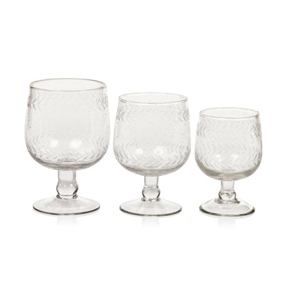 Tuscan Handmade Etched Drinkware (SINGLE) - Drinkware Sets by Carlyle Avenue