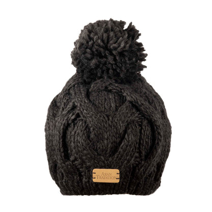 Twist Cable Pom Pom Hat Shop the Aran Traditions Twist Cable Pom Pom Hat