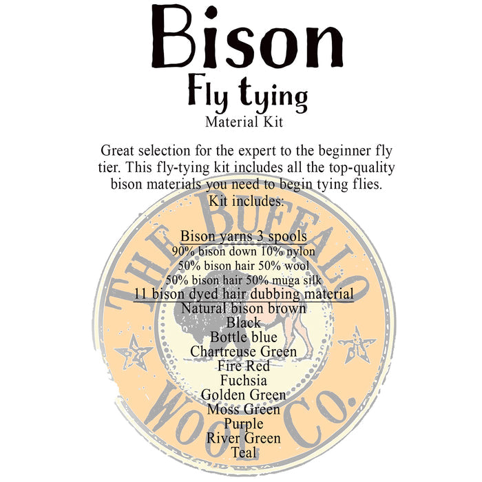 Ultimate Bison Fly Tying Kit