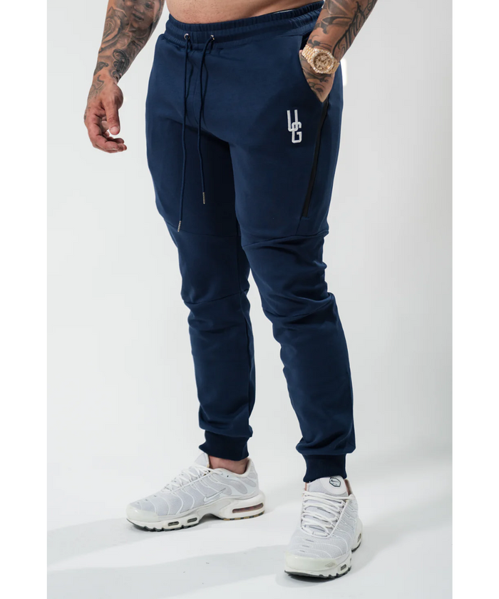 UNDRGROUND Tapered Trackies (Washed Navy)