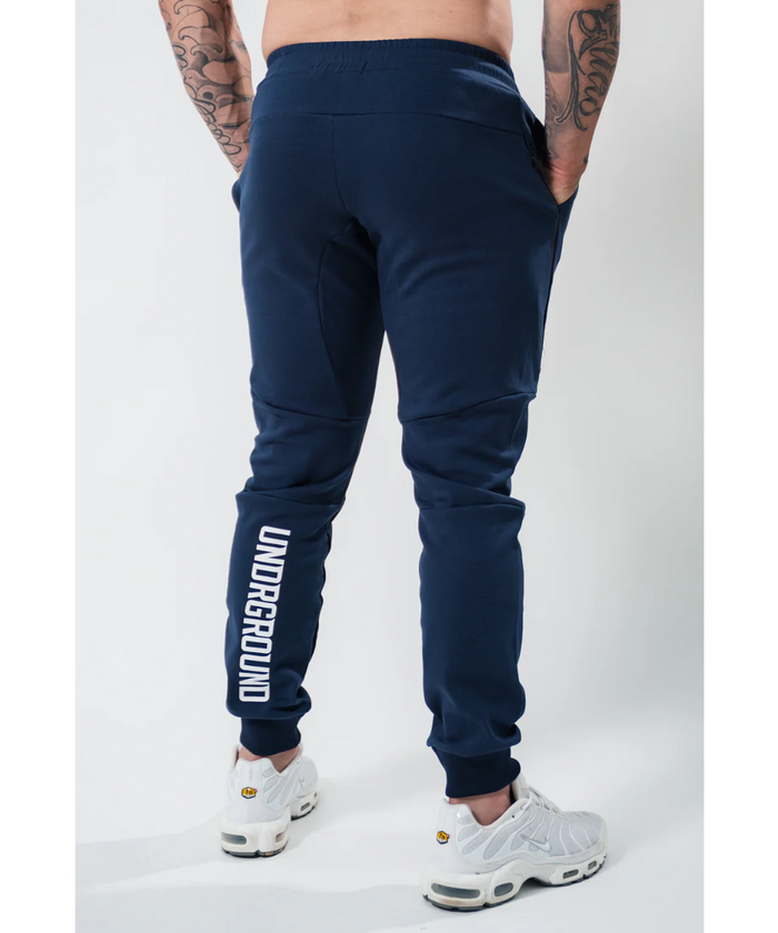 UNDRGROUND Tapered Trackies (Washed Navy)