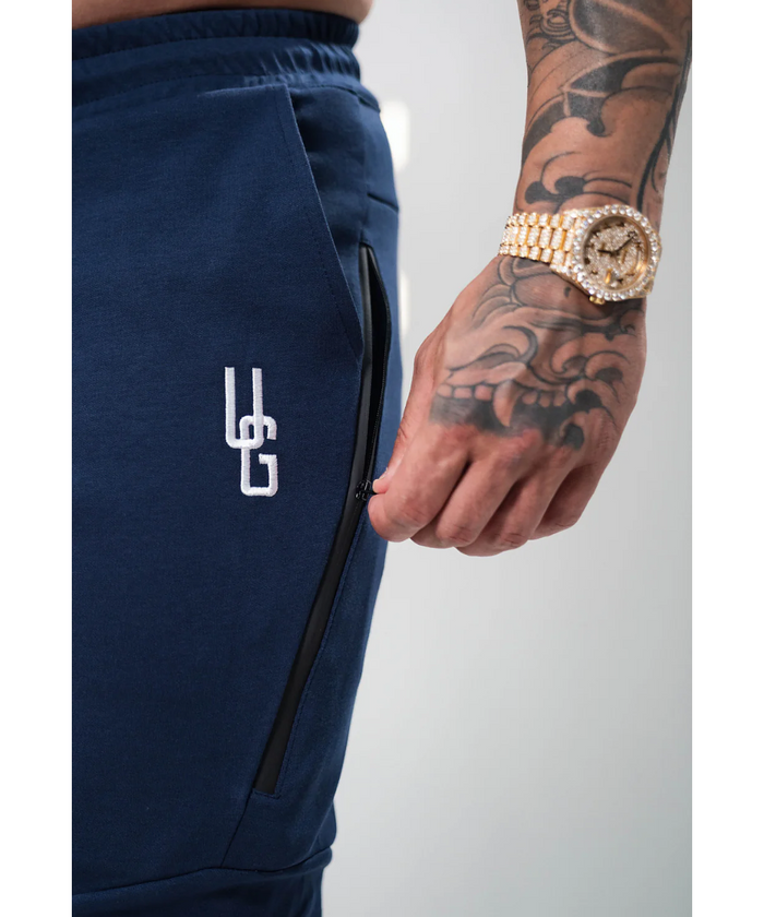UNDRGROUND Tapered Trackies (Washed Navy)
