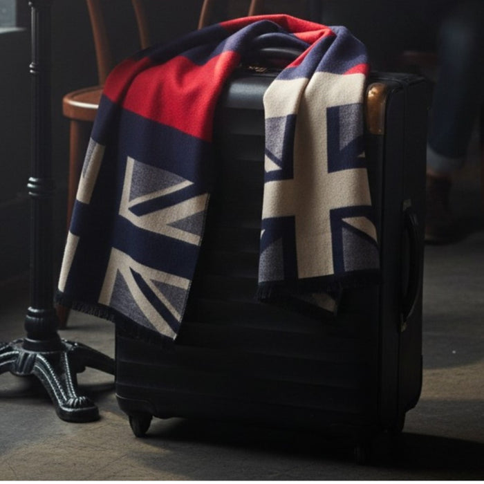 Union Jack Jacquard Scarf