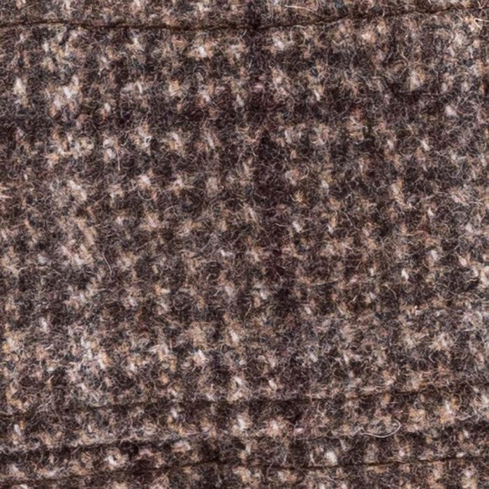 Unisex Tweed Military Cap with Adjustable Elastic Detail