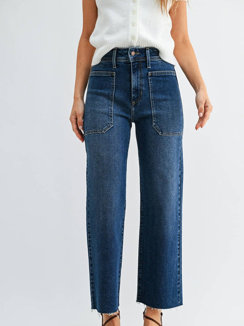 Utility Wide Leg - BP353J - Dark Wash