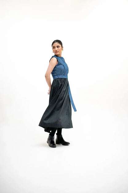Valerie Denim Applique' Dress Bloome