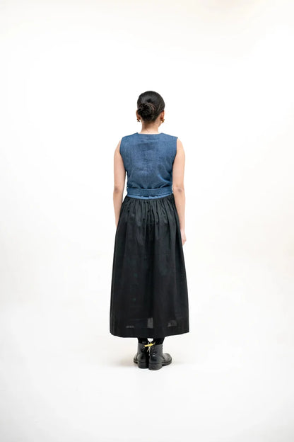 Valerie Denim Applique' Dress Bloome