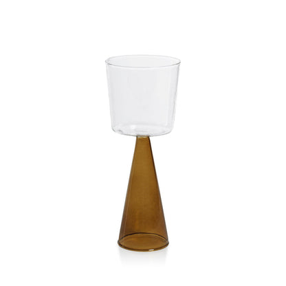 Veneto Glassware - Amber - Glassware by Carlyle Avenue