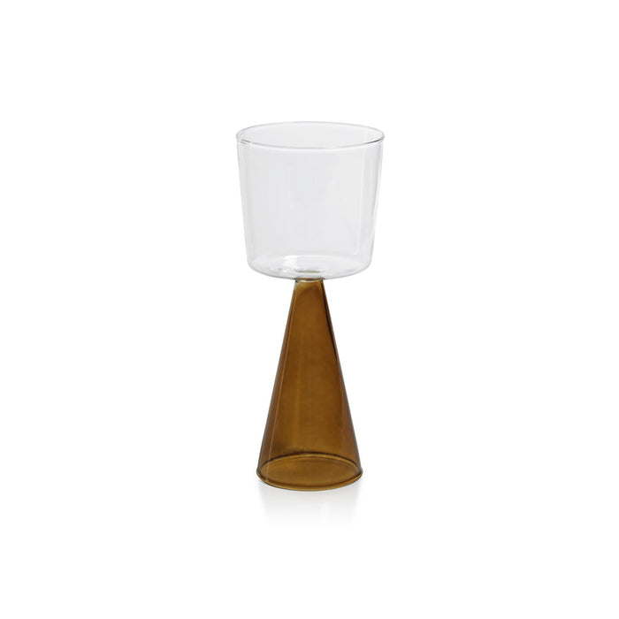 Veneto Glassware - Amber - Glassware by Carlyle Avenue