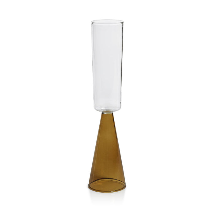 Veneto Glassware - Amber - Glassware by Carlyle Avenue