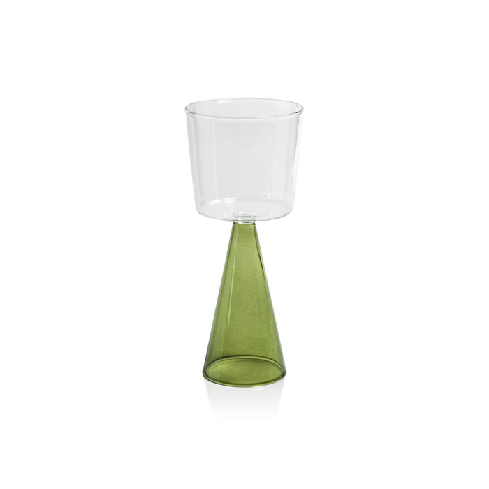 Veneto Glassware - Green - Glassware by Carlyle Avenue