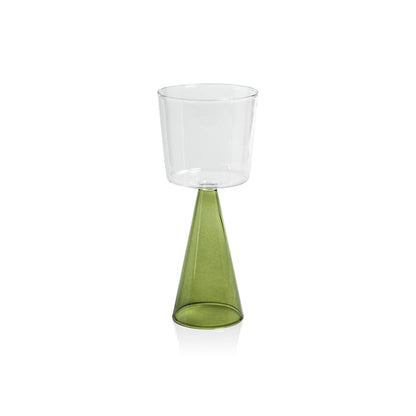 Veneto Glassware - Green - Glassware by Carlyle Avenue