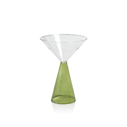 Veneto Glassware - Green - Glassware by Carlyle Avenue
