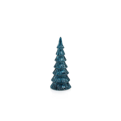 Verbier LED Glass Tree - Blue and Silver - Christmas Trees by Carlyle Avenue