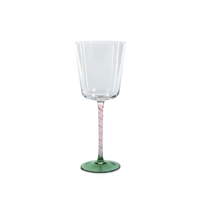 Vicenza Glassware - Green and Pink - Drinkware Sets by Carlyle Avenue