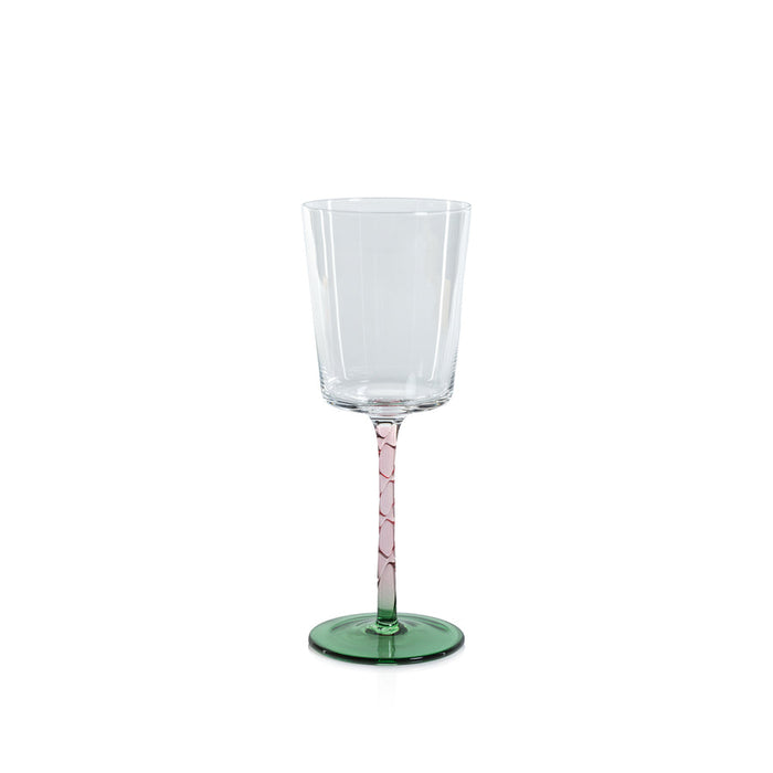 Vicenza Glassware - Green and Pink - Drinkware Sets by Carlyle Avenue