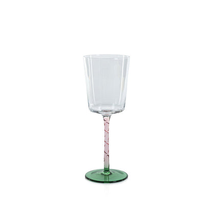 Vicenza Glassware - Green and Pink - Drinkware Sets by Carlyle Avenue