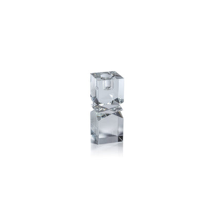 Vienna Artistry Crystal Candle Holder - Clear - Candle Holders by Carlyle Avenue