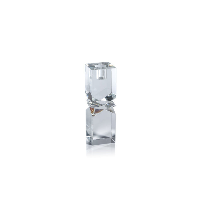 Vienna Artistry Crystal Candle Holder - Clear - Candle Holders by Carlyle Avenue