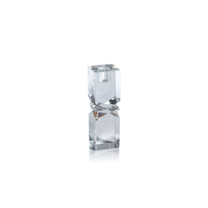 Vienna Artistry Crystal Candle Holder - Clear - Candle Holders by Carlyle Avenue