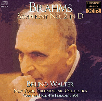 WALTER Brahms Symphony No. 2 (1951) - PASC124 - CD