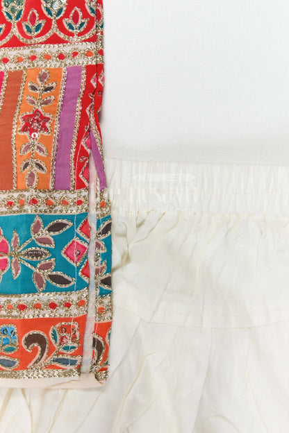 Wedding Wear Kurta Set for Little Boys with Traditional Embroidery