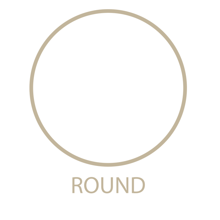 White Wicker-Serged Machine Woven Rug Round sketch