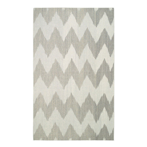 Wild Chev Stone Flat Woven Rug Rectangle image