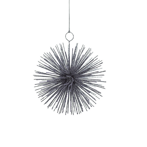 Wire Star Burst Ornament - Silver - Ornaments by Carlyle Avenue