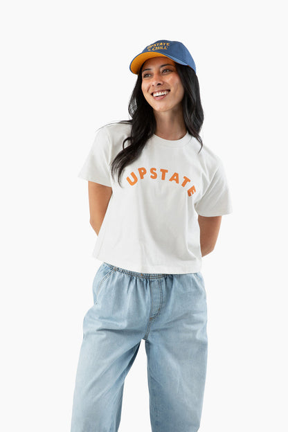 Women's Upstate Arch Heavyweight Boxy T - Bone / Clay
