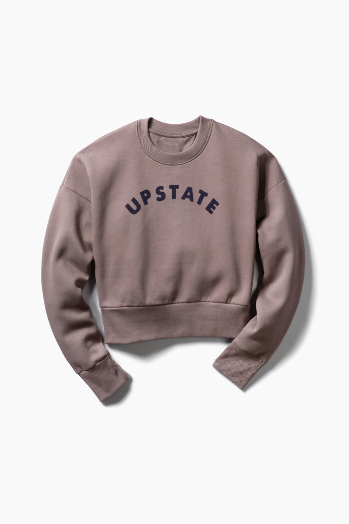 Women's Upstate Arch Heavyweight Sweatshirt - Shiitake / Navy