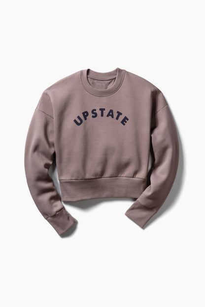 Women's Upstate Arch Heavyweight Sweatshirt - Shiitake / Navy