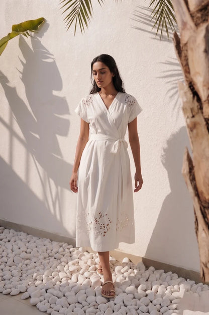 ZORA OPENWORK DRESS